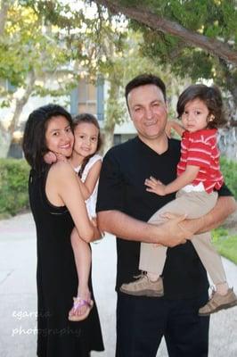 Dr. Masoud and his family