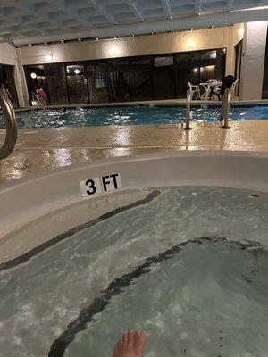 Indoor pool at Seawinds