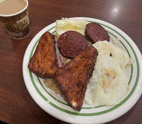 Mangu con tre golpe