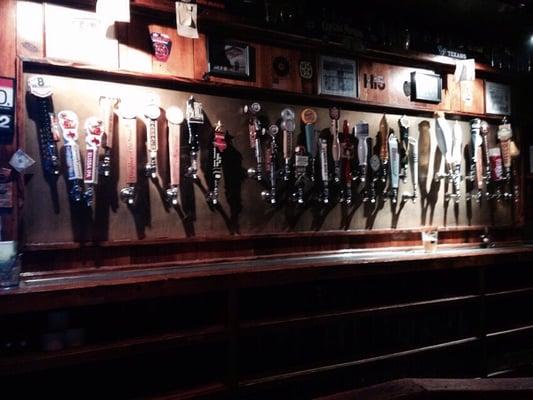 Selection of taps, plenty of local stuff