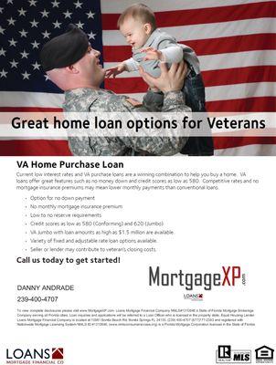 VA Loans in Southwest Florida and all Florida areas | Prestamos para veteranos