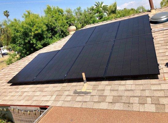 7kw system all black 330 watt premium American made panels