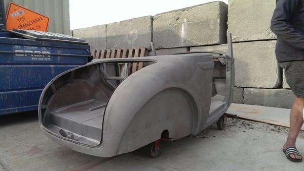 32 Studebaker after sandblast