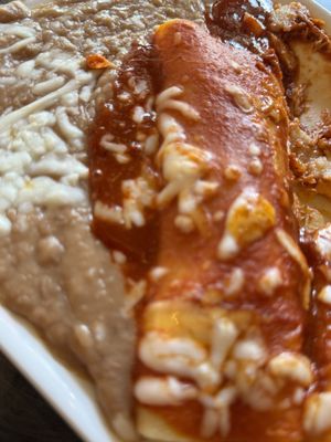 Chicken enchiladas