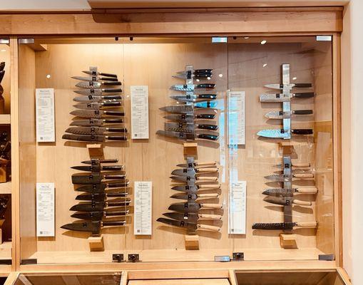 Top-of-the-line kitchen knives