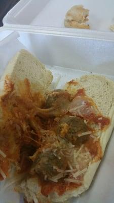 Meatball sub. Don't waste your time or money. Mainly bread. Very little meat. Or shall I say very little "balls" . Ha