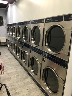 Here are new state of the art dryers that dry faster then your average dryer less wait time less money spent