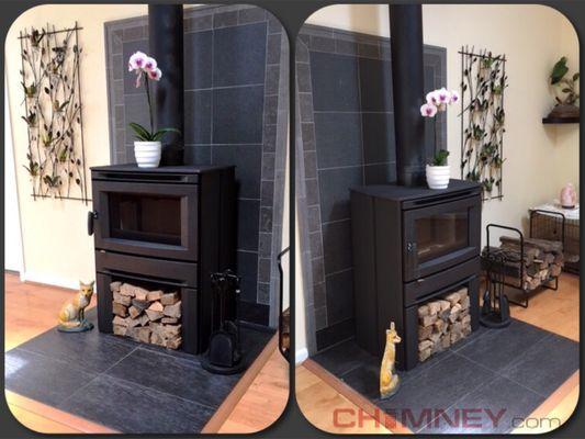 Looking crisp with a brand new Regency wood burning stove!