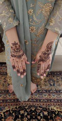 Henna for dholki/mehndi event