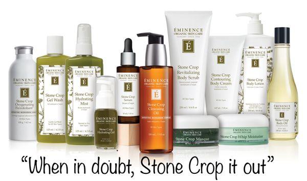 Expansive stock of Éminence Organics skincare!