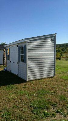 6x12 single slope storage shed.