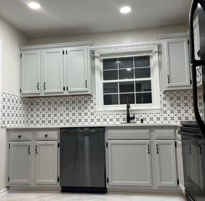 Kitchen renovation after