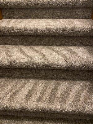 Vacuumed stairs