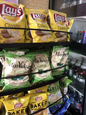 Who needs a sandwich when you can have Miss Vickie's Jalapeño Chips.