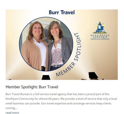 Proud members of the Huntington Chamber of Commerce