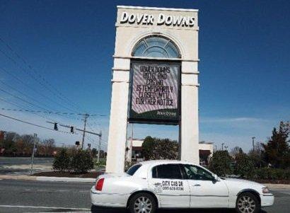 Old City Cab of Delaware goes to Dover Downs, of course!