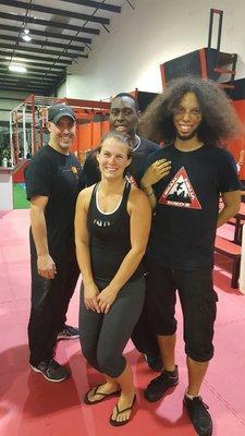 Tried out Urban Ninja for the first time and met these great instructors!! Such a positive place and helpful staff!!