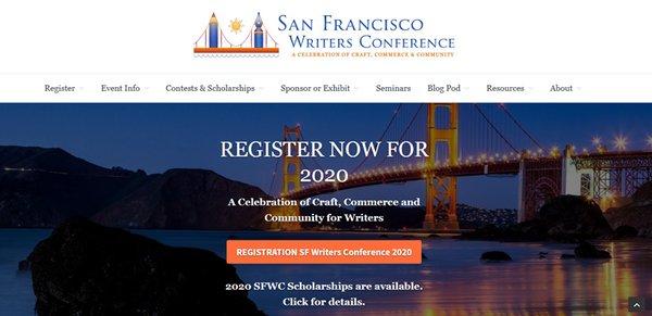 Designer and Webmaster for the San Francisco Writers Conference