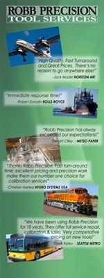 Read what Horizon Air, Rolls Royce Marine, Hydro Systems, USA and Seattle Metro say about RPTS.