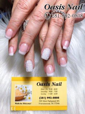 Manicure Design at Oasis Nail Salon - Nail salon in Friendswood Texas 77546