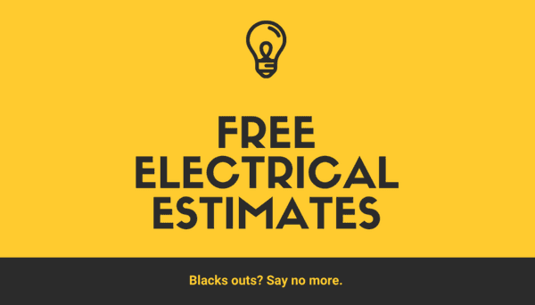 We provide free electrical estimates for electrical repairs, maintenance, and upgrades.