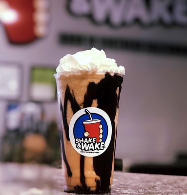 Ice Blended Cold-Brew Coffee flavored with Mocha made with 100% organic & fair-trade coffee.