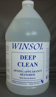 Took these photo's off Winsols Website. Deep Clean for awning cleaning