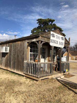 The tiny building from the outside