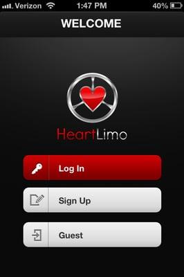 Heart Limo App By I Limo inc