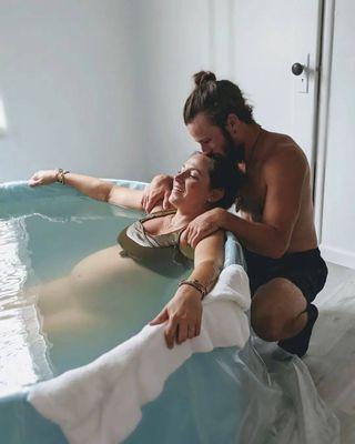 Hydrotherapy water birth, natural pain relief for labor and birth