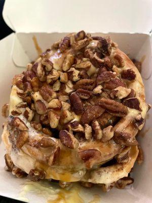 Caramel Pecanbon.. a great balance of sweet and salty. Absolutely delicious. Addictive!