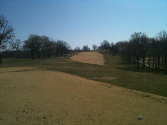 View from #1 tee in early March