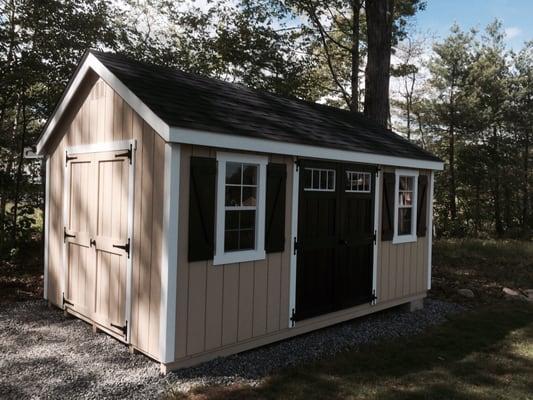 My new 10'x16' shed from Skip's. Well done!