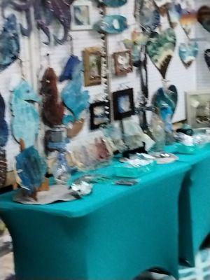 Wide assortment of beach and boho decor, unique, handcrafted items.