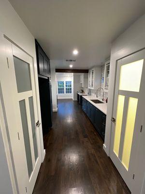 Renovated kitchen in old home