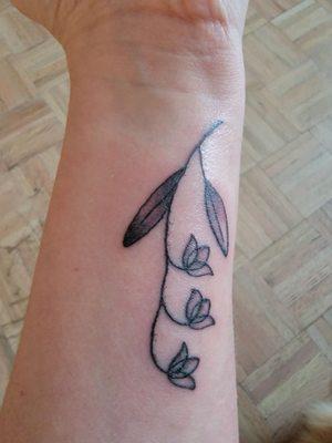 Lily of the valley tattoo 1