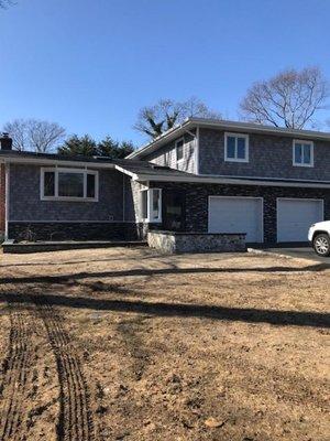 New cedar impression siding