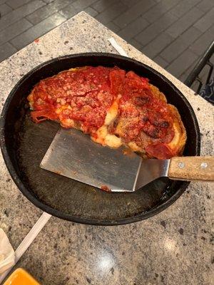 Chicago style pizza