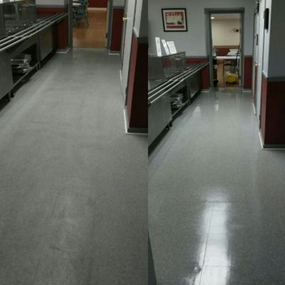 Before/After Floor Job