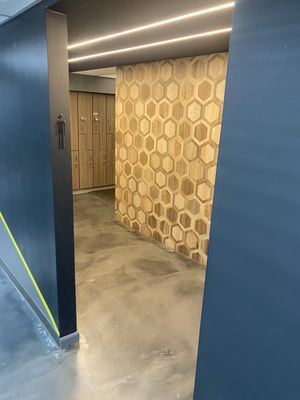 Spa like lockers rooms