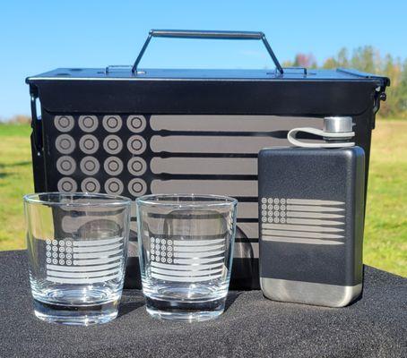 Ammo Cans - Flasks - Glassware