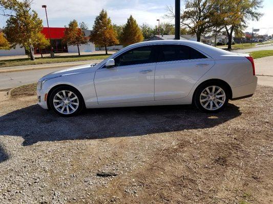 Tinted 2017 Cadilac with 30% on doors and darker on rear