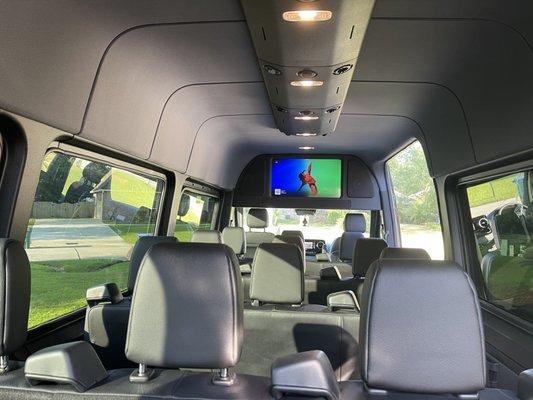 Interior of Mercedes-Benz Sprinter Van