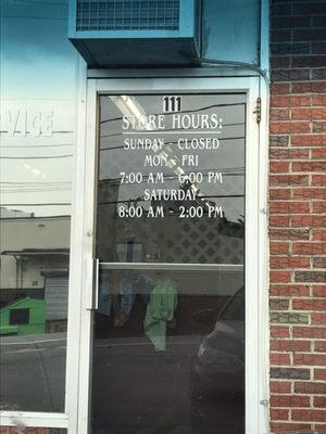 Store Hours