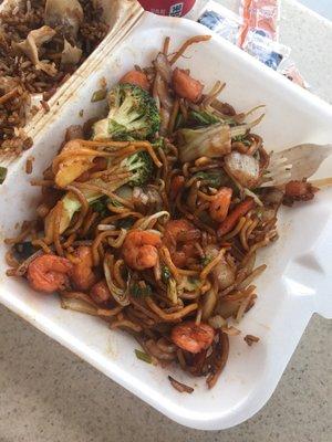 Shrimp lo mein