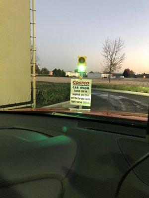 First time doing car wash at Costco!