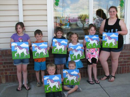 Canvas Birthday Parties!