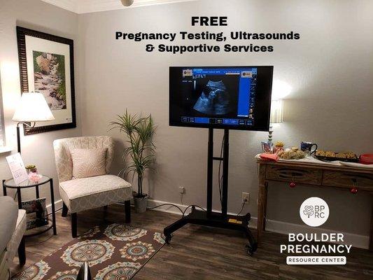 FREE Pregnancy Testing, Ultrasounds and Supportive Services with our licensed medical team & trained volunteers