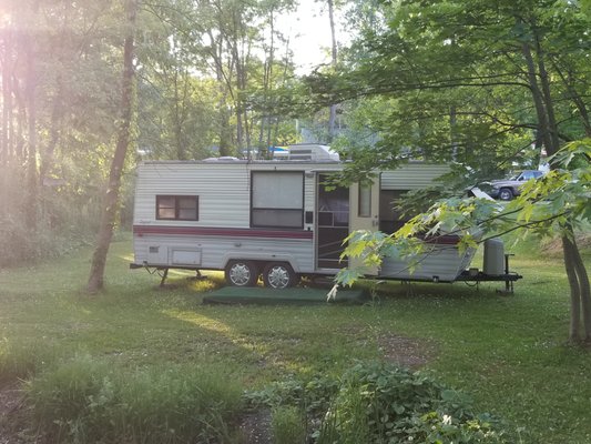 This Camper is on the frog pond!!