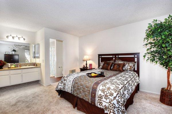 Spacious and bright bedrooms!